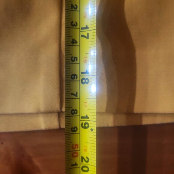 Ann Taylor Goldenrod Mini Pencil Skirt w/Pockets - Size 10 - Picture 9 of 10